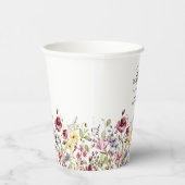 Baby shower van zoete wilde bloemen papieren bekers (Rechts)