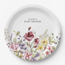 Baby shower van zoete wilde bloemen