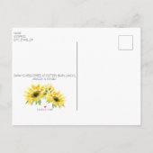 Baby shower van zwarte en witte poka met ondergron uitnodiging briefkaart (Achterkant)