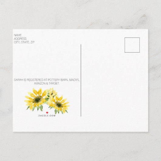 Baby shower van zwarte en witte poka met ondergron uitnodiging briefkaart (Achterkant)