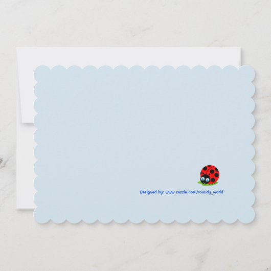 Baby shower van zwarte jongen: Kute zwarte en witt Kaart (Achterkant)