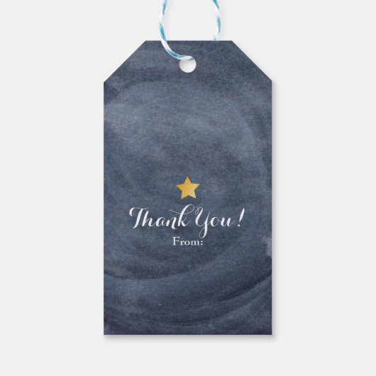 Baby shower verhalenboek kinderkamer rijm aangepas cadeaulabel (Achterkant)