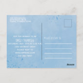 Baby shower verscheept hoy Het is een jongen Eenvo Briefkaart (Achterkant)