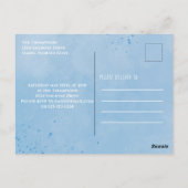 Baby shower verscheept hoy Het is een jongen Eenvo Briefkaart (Achterkant)