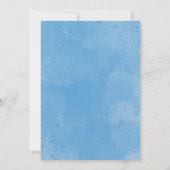 Baby shower verscheept hoy Het is een jongen Eenvo Kaart (Achterkant)