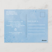 Baby shower verscheept hoy Het is een padgipscadea Briefkaart (Achterkant)