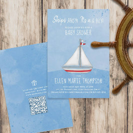 Baby shower verscheept hoy Het is een padgipscadea Kaart