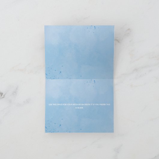 Baby shower verscheept hoy Het is een padvinder Da Bedankkaart (Binnen)