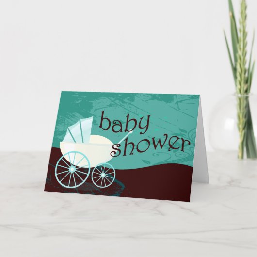 Baby shower: vervoer: (Voorkant)
