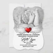 Baby Shower Verwacht Feest Bestemming Bestemming Kaart (Voorkant)