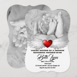 Baby Shower Verwacht Feest Bestemming's Bestemming Kaart