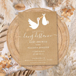 Baby Shower Verzending Via Post Voor Op Afstand Kaart