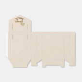  Baby shower Vierbox Bedankdoosjes (Uitgevouwen)