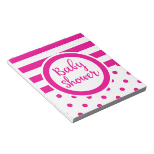 Baby Shower vintage Roze Notitieblok