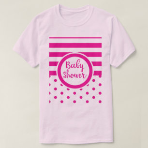 Baby Shower vintage Roze T-shirt