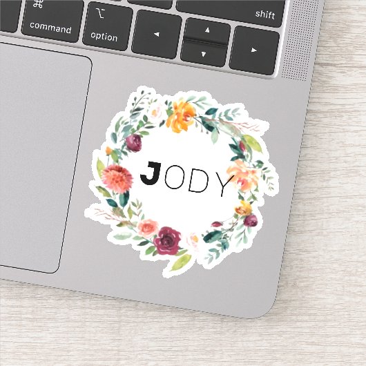 Baby shower vinyl sticker (Detail)