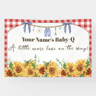 Baby Shower Vlag Spandoek