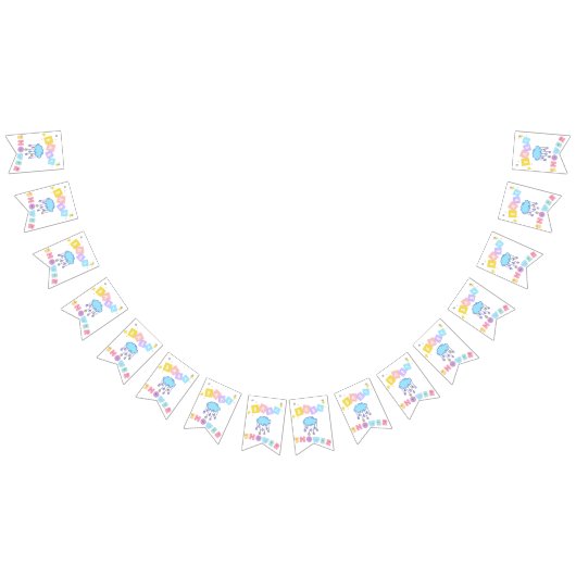 Baby Shower Vlaggen Slagbanner Vlaggetjes (Alle)