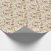 Baby Shower | Vlinders & Bloesems Poetische Bloeme Cadeaupapier (Hoek)