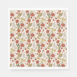 Baby Shower | Vlinders & Bloesems Poetische Bloeme Servet