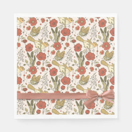 Baby Shower | Vlinders & Bloesems Poetische Bloeme Servet