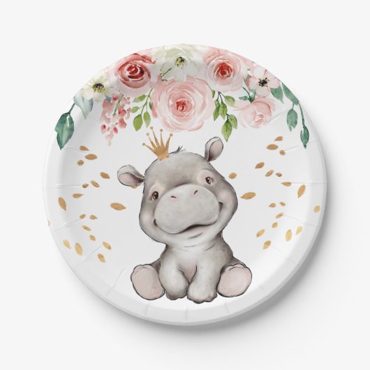 Baby shower vogeldagklauwhuffier Bord (Voorkant)