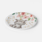 Baby shower vogeldagklauwhuffier Bord (Gekanteld)