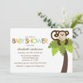 Baby shower voor afspeelsleutels kaart (Staand voorkant)