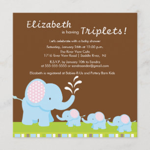 Baby shower voor Baby en mamma's Kaart