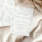 Baby shower voor ballonnentoilet kaart