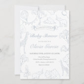 Baby shower voor ballonnentoilet kaart (Voorkant)