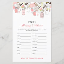 Baby shower voor bewerkbare afwerking van mama's z