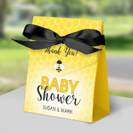 Baby shower voor bijenthema's bedankdoosjes