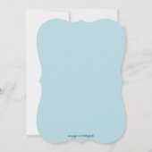 Baby Shower voor Blauwe Snor Walvis Chevron Jongen Kaart (Achterkant)