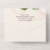 Baby shower voor Blauwgroen draak All In One Uitnodiging (Achterkant)