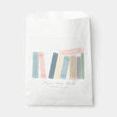 Baby shower voor boeken bedankzakje (Voorkant)