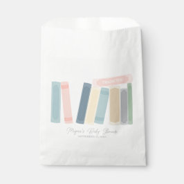 Baby shower voor boeken bedankzakje