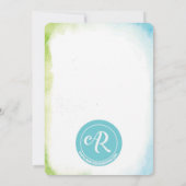 Baby shower voor boekschotel kaart (Achterkant)