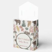 Baby shower voor  bosdieren bedankdoosjes (Geopend)
