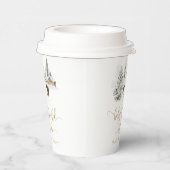 Baby shower voor bosherten papieren bekers (Rechts)