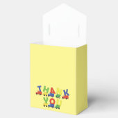 Baby shower voor bouwafval bedankdoosjes (Geopend)