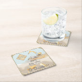 Baby shower voor bouwafval kartonnen onderzetters (Insitu)