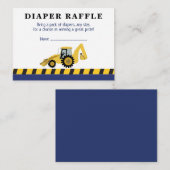 Baby shower voor bouwschoorsteen informatiekaartje (Voorkant / Achterkant)