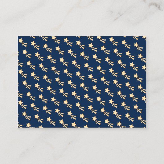 Baby shower voor buitenruimtectoren - Draagtas met Informatiekaartje (Achterkant)