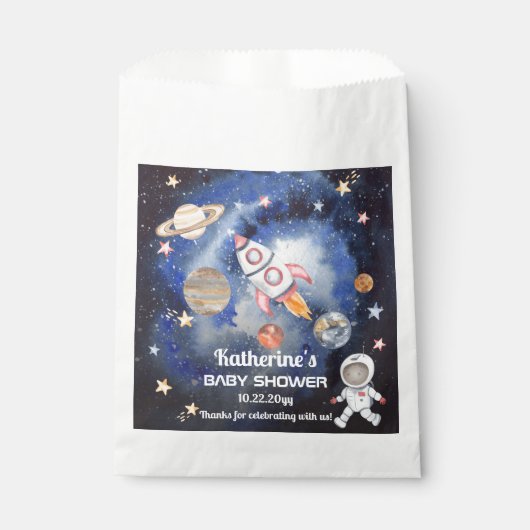 Baby shower voor buitenruimteschakelaars bedankzakje (Voorkant)