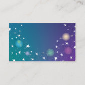 Baby shower voor buitenruimtescheiding informatiekaartje (Achterkant)