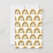 Baby shower voor de bijen kaart (Achterkant)