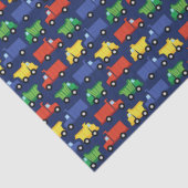 Baby shower voor de bouw van vrachtwagens tissuepapier (Detail)