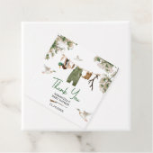 Baby shower voor de eendenjacht bedankjes labels (In situ)