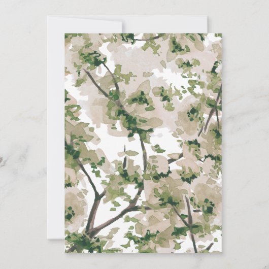 Baby shower voor de eendenjacht kaart (Achterkant)